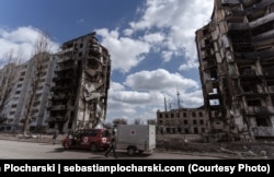Бородянка Киевской области спустя несколько дней после освобождения от российской оккупации, апрель 2022 года
