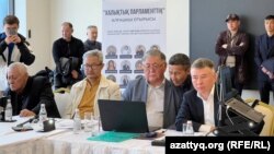 Алматыдағы "Халық парламенті" жиыны. 1 сәуір, 2023 жыл. 