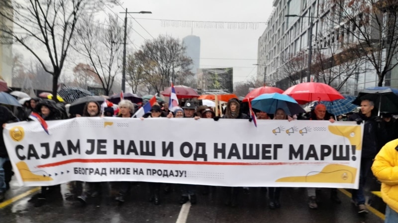 'Marš za Sajam' u Beogradu: Protest protiv rušenja sajamskog kompleksa