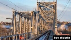 სარკინიგზო ხიდი სამარის ოლქის ქალაქ ჩაპაევსკთან