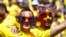 Suporteri români la meciul România-Ucraina din grupele Euro 2024