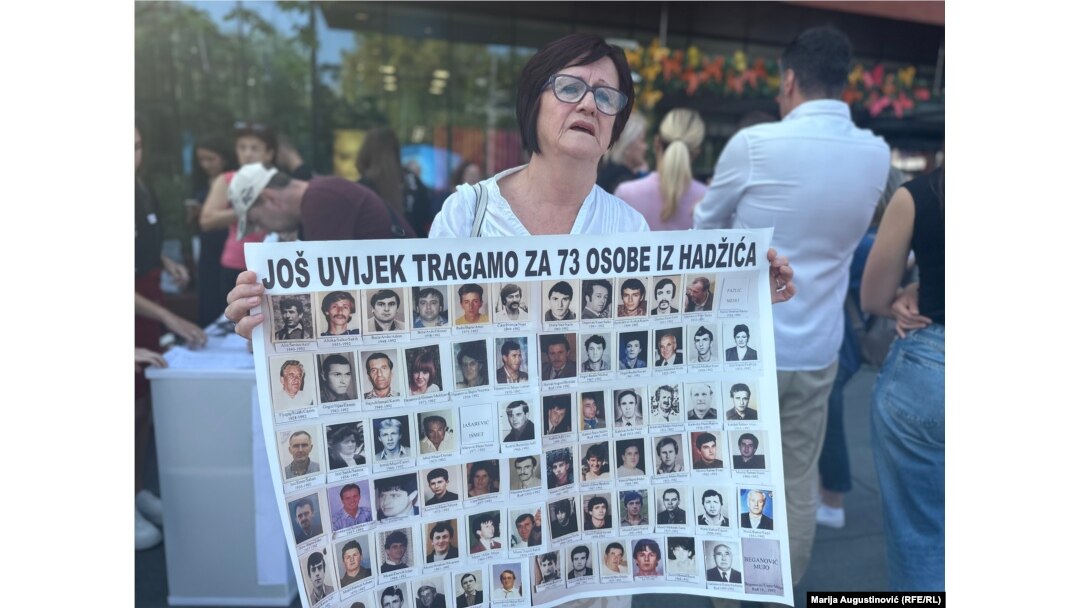 Vlasti ne čine dovoljno i trebali bi na državnom nivou dogovoriti, ali nema političke volje", kazala je Ferida Nišić iz Udruženja porodica nestalih u Hadžićima.