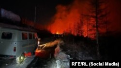 Предположительно, второй пожар на БАМ 