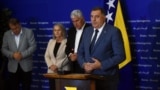 Sarajevo, Bosnia-Herzegovina, Meeting of the leaders of partner parties in the state government, July 24, 2023. 