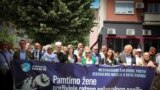 Commemorations in 2024 in the Bosnian town of Foca for the International Day of Combating Sexual Violence Against Women in War.
