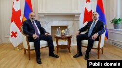 Никол Пашинян и Ираклий Гарибашвили