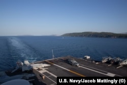 USS Gerald R. Ford (CVN 78) dolazi u Split, 26, juni 2023.