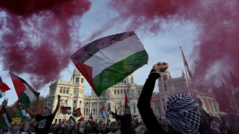 U Madridu 20.000 ljudi demonstriralo zbog Gaze