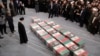 حضور رهبر جمهوری اسلامی بر سر جنازه اعضای سپاه