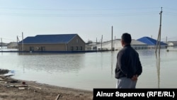 Последствия наводнения в Кульсары (Атырауская область). 10 апреля 2024 года