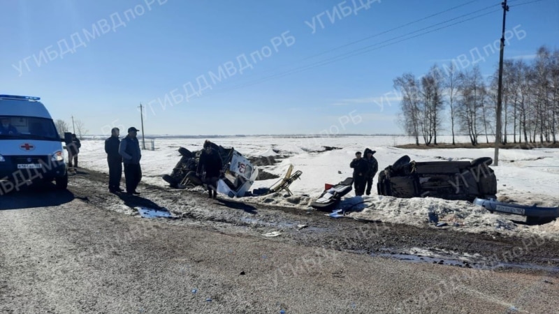 В Башкортостане в аварии с машиной скорой помощи погиб мужчина