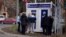 Serbia - a bank machine near the border with Kosovo where Kosovo Serbs come to get cash because of the foreign currency ban - screen grab