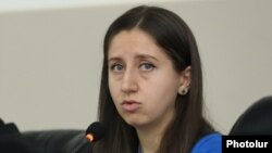 Armenia - Deputy Economy Minister Ani Ispirian.
