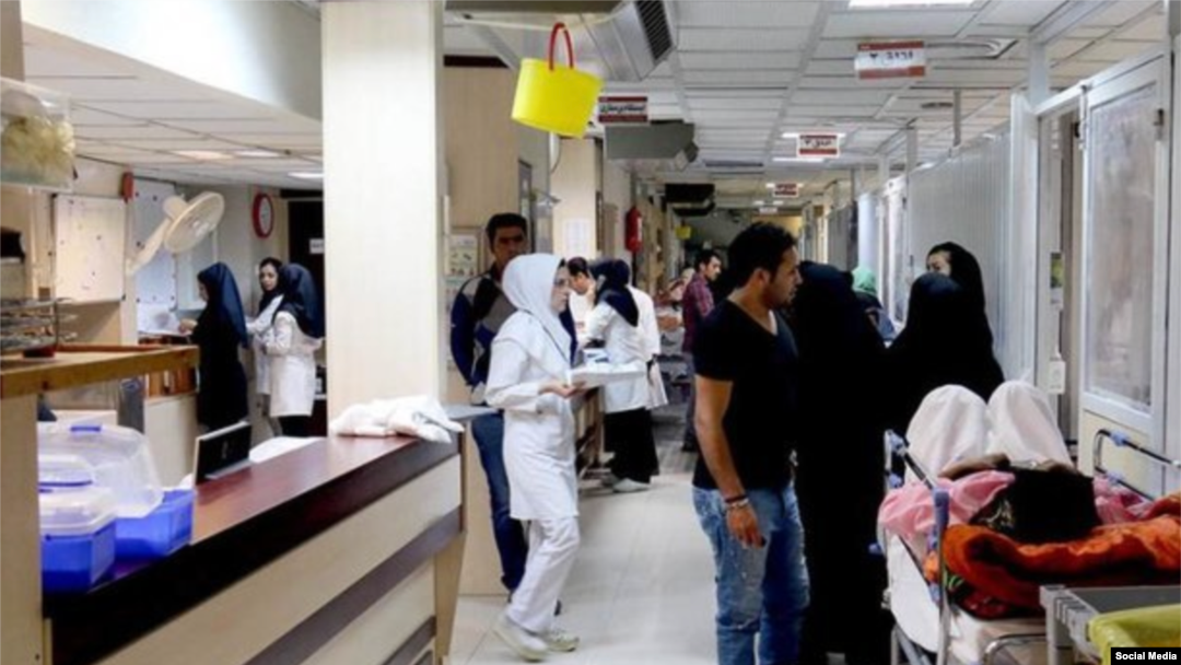 A crowded hospital in Iran (file photo)