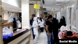 A crowded hospital in Iran (file photo)