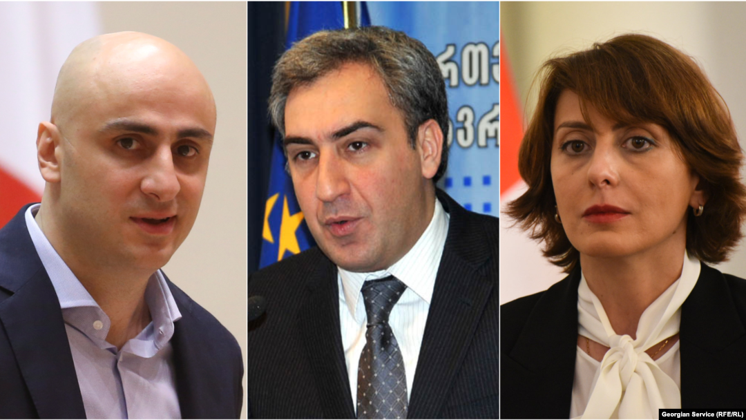 Ника Мелия, Ника Гилаури и Хатия Деканоидзе (коллаж)