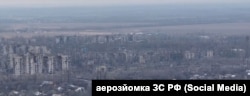 Степень разрушений Авдеевки в результате российских атак, февраль 2024 года