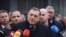 Bosnia and Herzegovina, Sarajevo, Milorad Dodik addressing media in front of the Court of Bosnia and Herzegovina. 