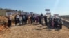 Protest građana zbog planiranih novih građevinskih radova na izgradnji solarnih elektrana u blizini njihovih kuća; 23. mart 2024. 