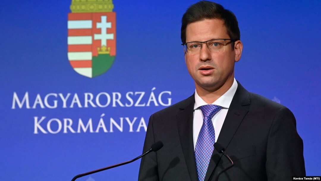 Gergely Gulyas, the chief of staff to Hungarian Prime Minister Viktor Orban