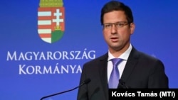Gergely Gulyas, the chief of staff to Hungarian Prime Minister Viktor Orban
