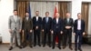 Lideri dijela opozicionih stranaka Crne Gore sa premijerom Milojkom Spajićem nakon sastanka 1. novembra