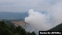 Gašenje požara na deponiji "Duboko" kod Užica, 9. maj 2024.