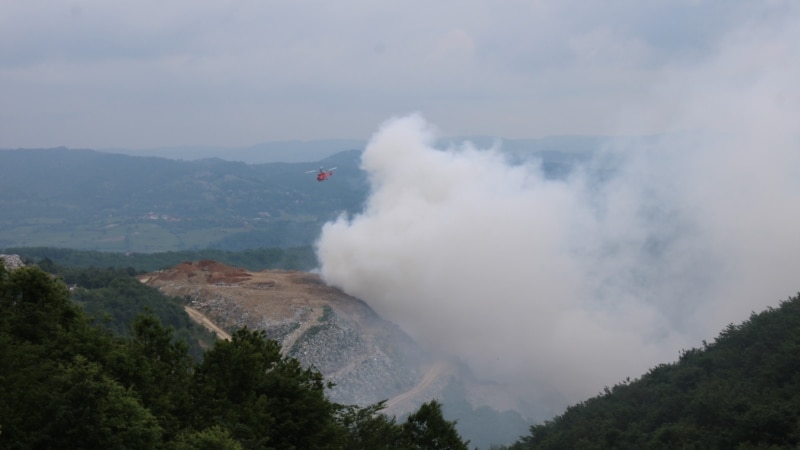 Ugašen požar na deponiji kod Užica