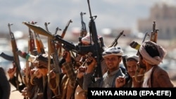 شبه نظامیان حوثی مورد حمایت ایران (عکس از آرشیو)