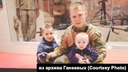 Айрат Ганеев с сыновьями