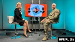 Gjenerali Gheorghita Vlad gjatë intervistës dhënë për Radion Evropa e Lirë më 1 shkurt 2024. 