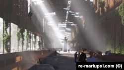 Проєкт візуалізації простору Азовсталі в деокупованому Маріуполі від Re:Mariupol