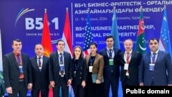 Представители Таджикистана на форуме B5+1 в Алматы