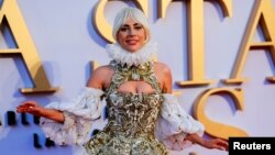 Лейди Гага на премиерата на филма A Star is Born в Лондон, Великобритания през 2018 г.