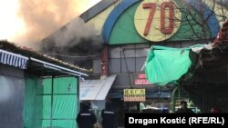 Drugi požar u Kineskom tržnom centru u Beogradu u tri godine