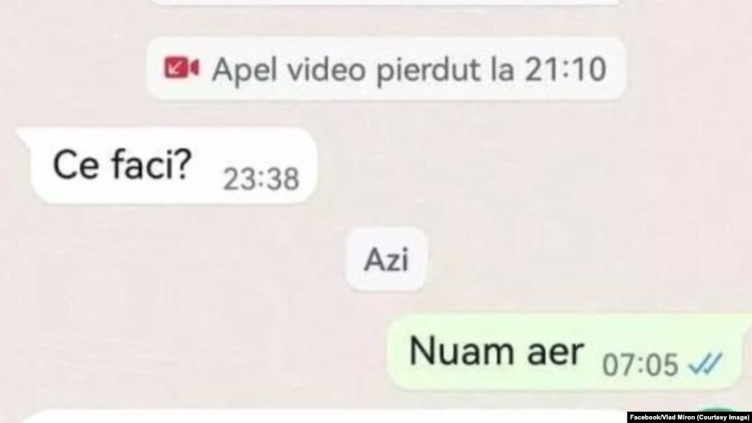 Mesajul trimis de Alexandra Ivanov mamei sale, cu câteva ore înainte de a muri. Captura aparține familiei Alexandrei.