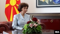 Претседателката Гордана Сиљановска Давкова. 