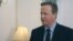 British Foreign Secretary David Cameron speaks with RFE/RL's Kyrgyz Service on April 22.