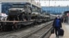 Военная техника на вокзале в Ростове-на-Дону. Иллюстративная фотография