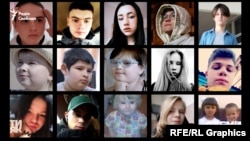 Фото депортованих дітей зі списку 31