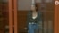 Ksenia Karelina appears in court Yekaterinburg in June.