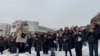 Crowd Chants Outside Navalny Funeral