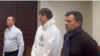 Nikolai Vasilyev (center) appears in court. (undated) 