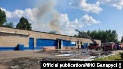 На месцы здарэньня, фота МНС Беларусі