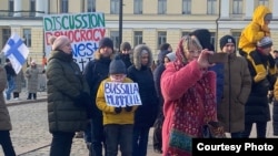 Митинг против закрытия российско-финской границы
