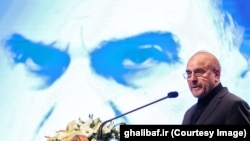 Iranian parliament speaker and chief negotiator Mohammad Bagher Qalibaf.
