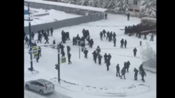 Задержания на площади Победы, Якутск, 24 января 2024 года