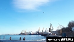 Феодосия после атаки на морской порт и корабль «Новочеркасск» ЧФ РФ, 26 декабря 2023 года