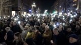 Serbia - Serbian Protesters Again Challenge Election Results At Constitutional Court - screen grab