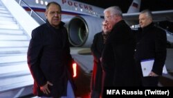 Sergey Lavrov Skopyedə